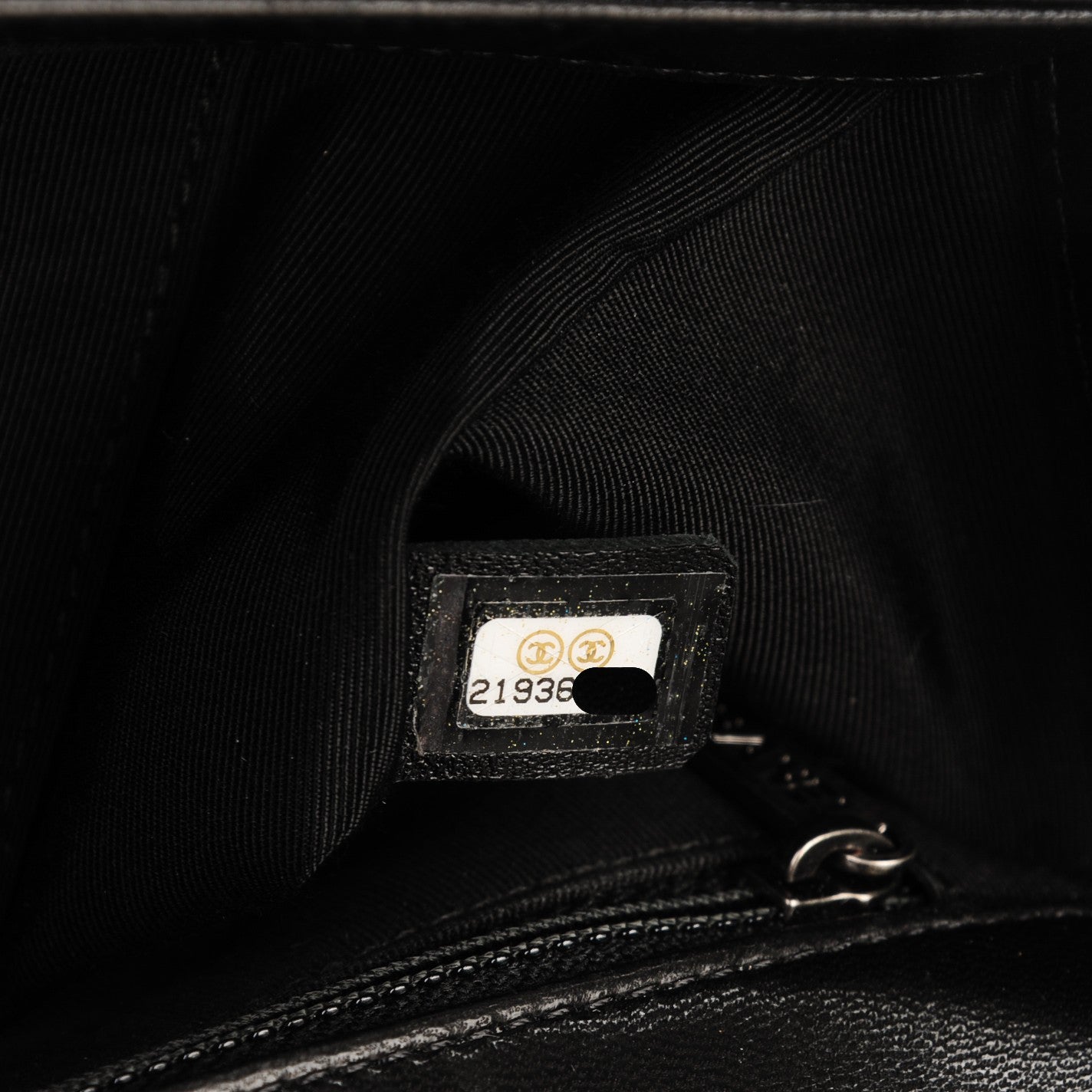 Lambskin Quilted New Medium Boy Flap Black