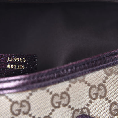 Gucci Monogram Tom Ford Jeweled Dragon Bag Purple 9 of 10