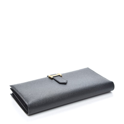 Hermes Epsom Bearn Gusset Wallet Black 4 of 9