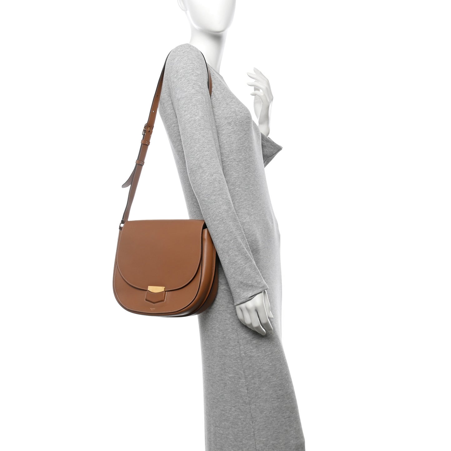 Supersoft Calfskin Medium Trotteur Caramel