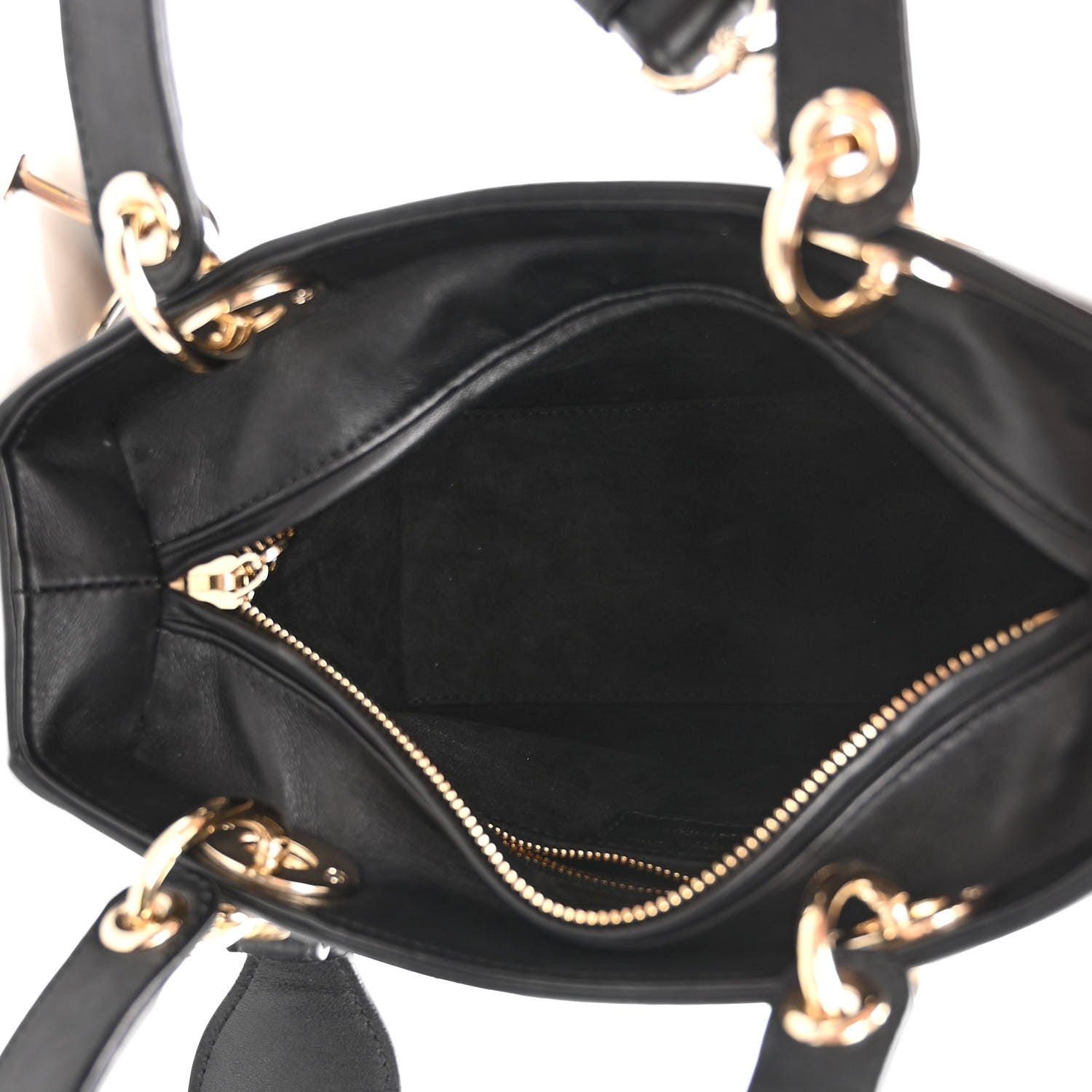 Christian Dior Calfskin Niki De Saint Phalle Heart Medium Supple Lady Dior Black 5 of 12