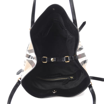 Burberry House Check Small Canterbury Tote Black 5 of 14