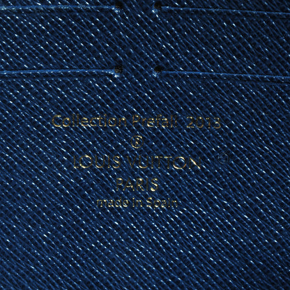 Louis Vuitton Damier Paillettes Zippy Wallet Blue 6 of 9