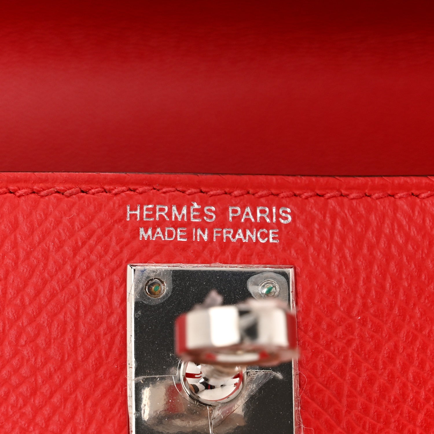 Hermes Epsom Mini Kelly Sellier 20 Rouge de Coeur 6 of 11