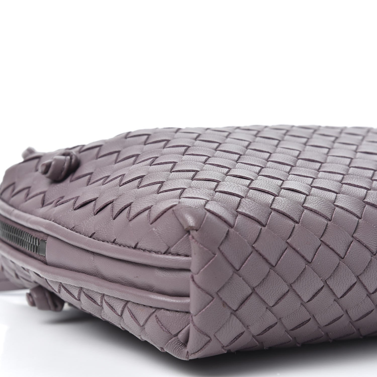 Bottega Veneta Nappa Intrecciato Nodini Crossbody Messenger Violet 5 of 8
