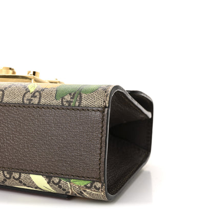 Gucci GG Supreme Monogram Tian Small Padlock Shoulder Bag Beige Multicolor New Acero 10 of 10