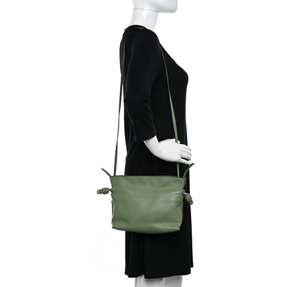 Loewe Calfskin Mini Flamenco Knot Bag Avocado 2 of 10