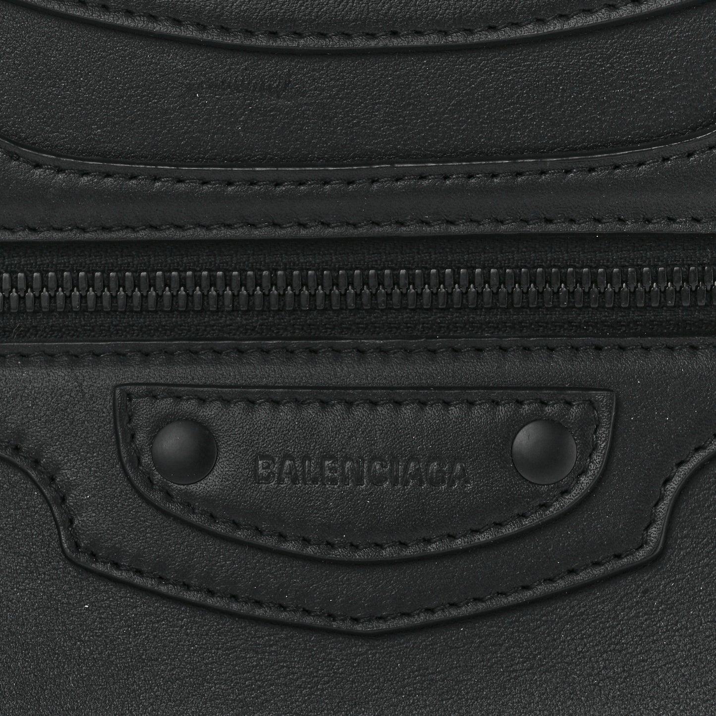 Smooth Calfskin Neo Classic Black Hardware S City Black
