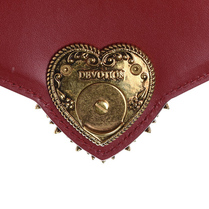 Dolce & Gabbana Agnello Vitello Devotion Belt Bag 85 34 Red 11 of 11