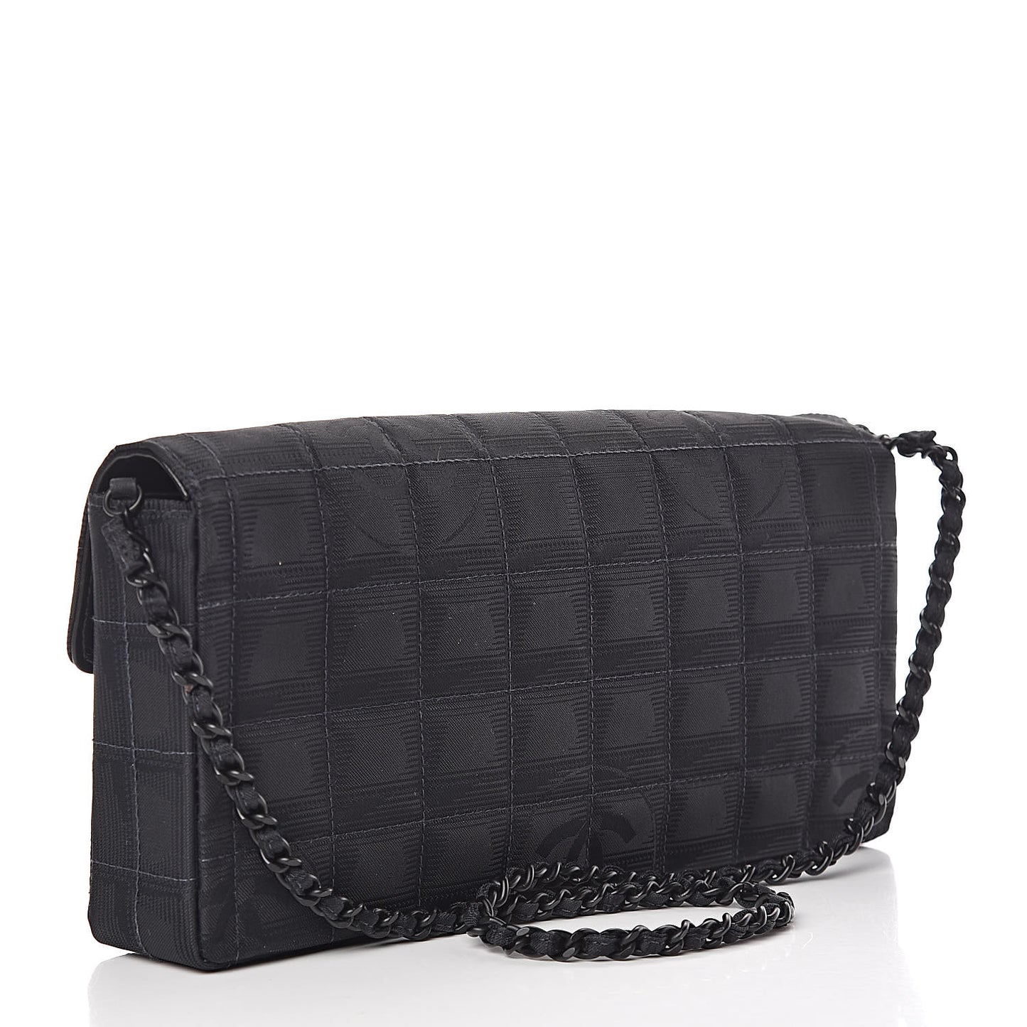 Nylon Travel East West Flap Black