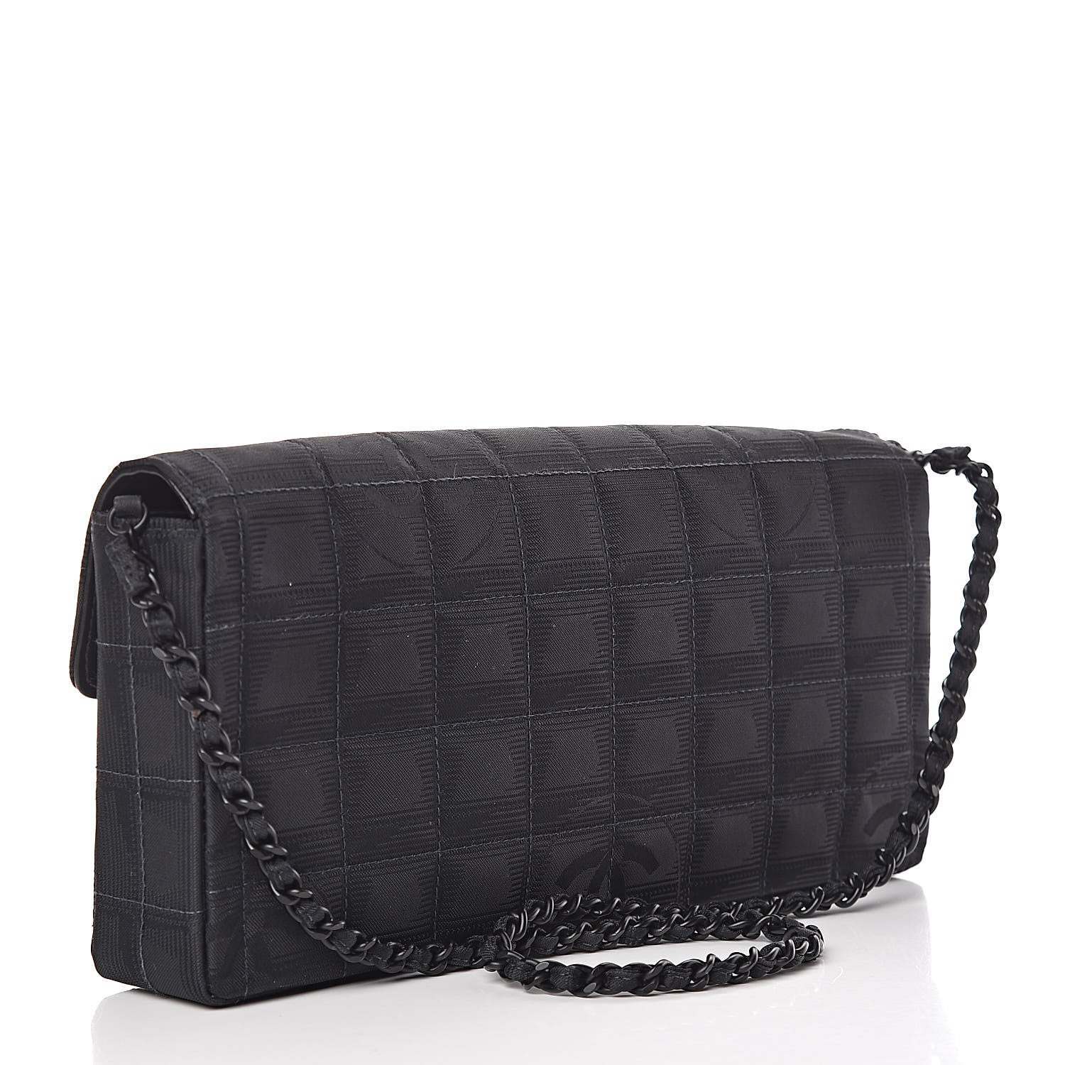 Chanel Nylon Travel East West Flap Black 3 of 13