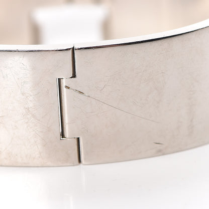 Hermes Enamel Wide Clic Clac H Bracelet GM Black 5 of 6
