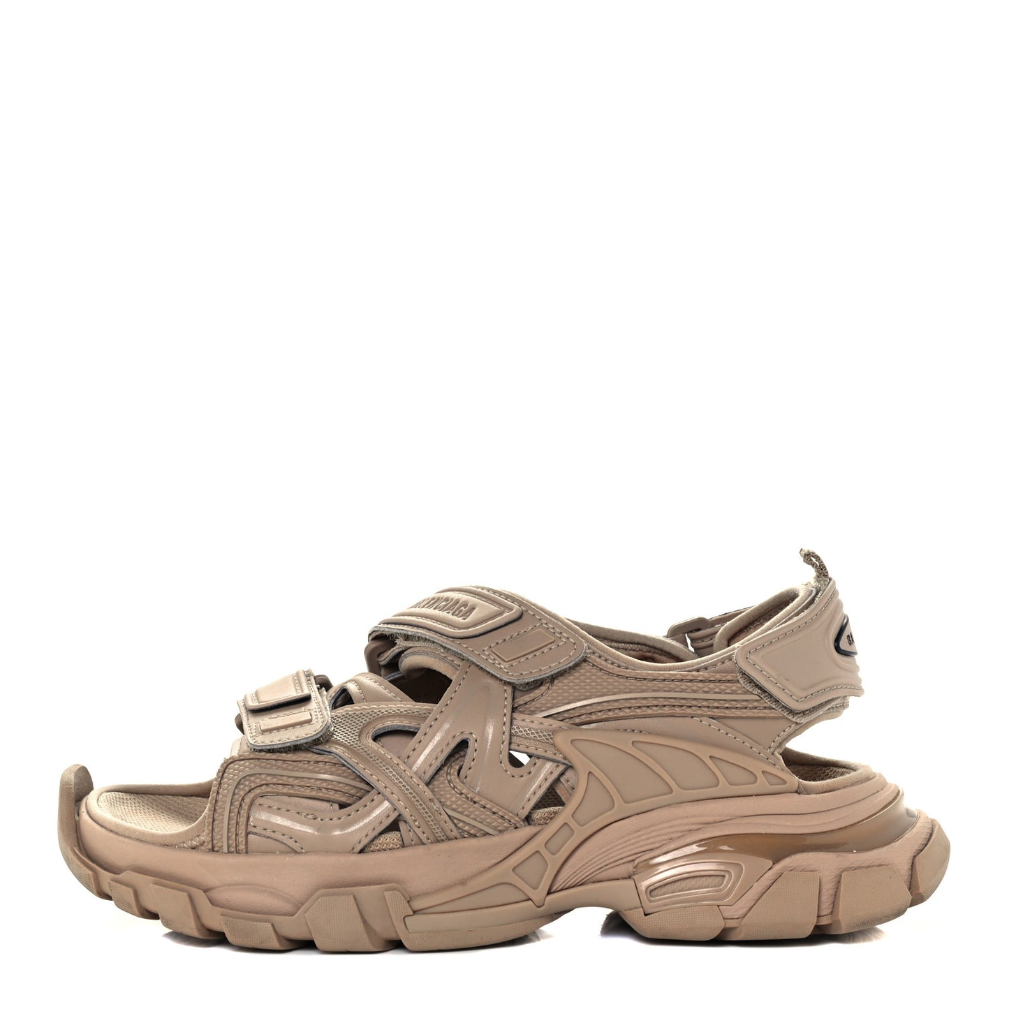 Neoprene Rubber Womens Track Sandals 36 Full Beige