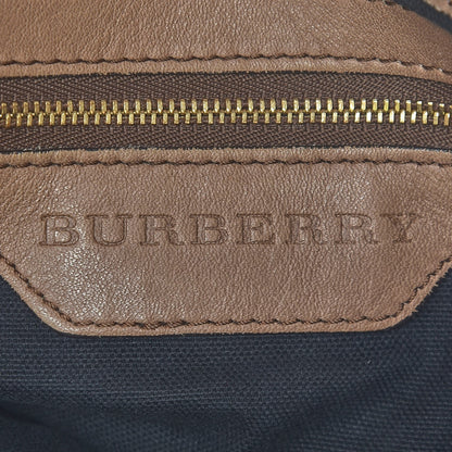 Burberry Calfskin House Check Medium Brecon Tote Dark Stone 8 of 13
