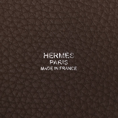 Hermes Taurillon Clemence Picotin Lock 18 PM Etoupe 6 of 11