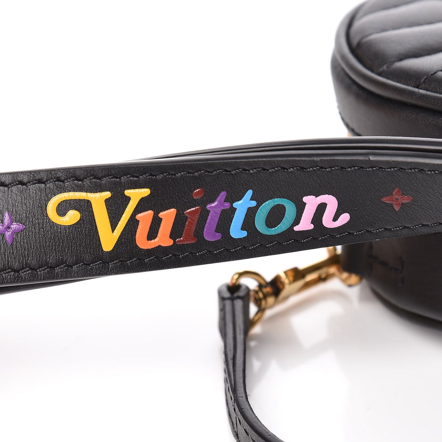 Calfskin New Wave Heart Bag Black