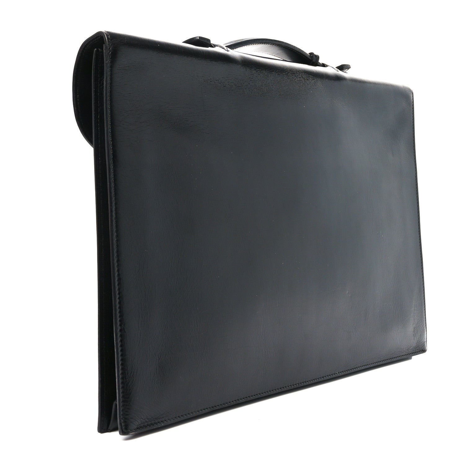 Hermes Box Quirus II Briefcase Black 2 of 9