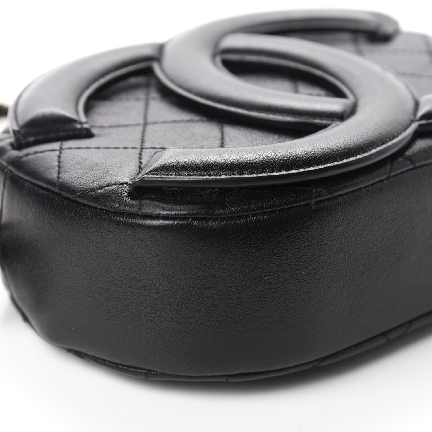 Chanel Lambskin Quilted Coco Midnight Camera Case Black 6 of 11