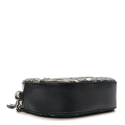 Gucci GG Supreme Monogram Arabesque Mini Chain Shoulder Bag Beige Black 4 of 9