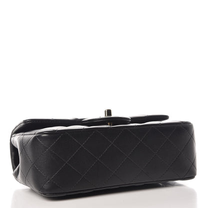 Chanel Lambskin Quilted Mini Rectangular Flap Black 4 of 10