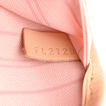 Louis Vuitton Damier Azur Neo Neverfull MM Rose Ballerine 8 of 12