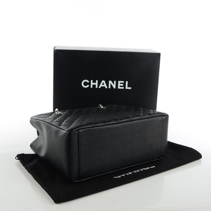 Chanel Caviar Quilted Grand Shopping Tote GST Black 3 of 7