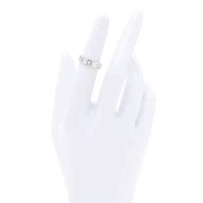 Cartier 18K White Gold Diamond 4mm LOVE Wedding Band Ring 48 4.5 2 of 4