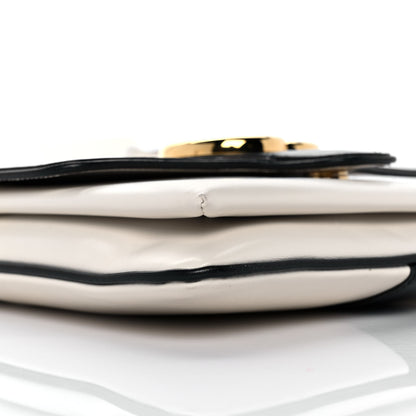 Gucci Calfskin Medium Arli Flap Shoulder Bag White 7 of 9