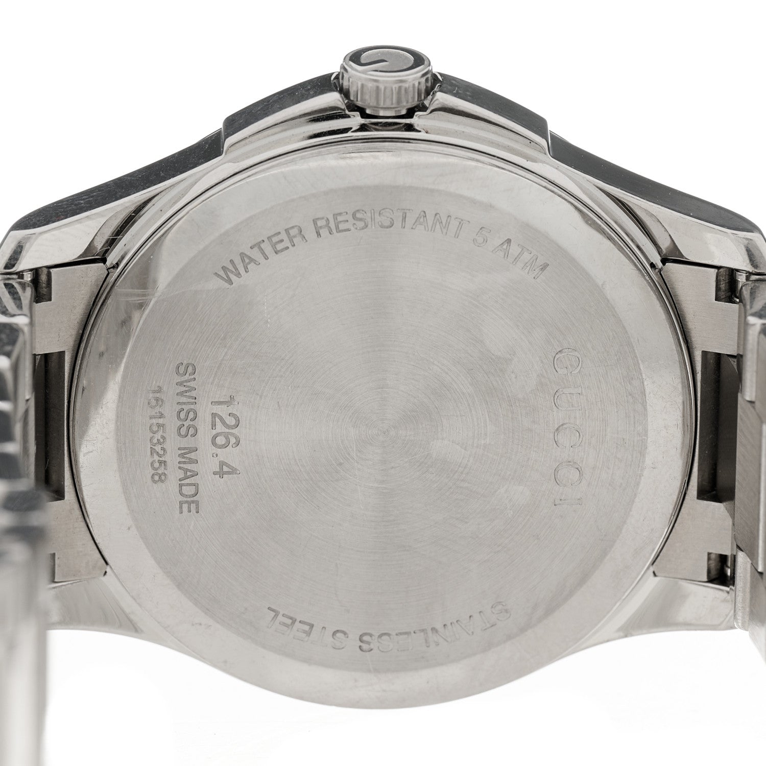 Gucci Stainless Steel Diamond Bezel Black Mother of Pearl 38mm G-Timeless Quartz Watch 5 of 6