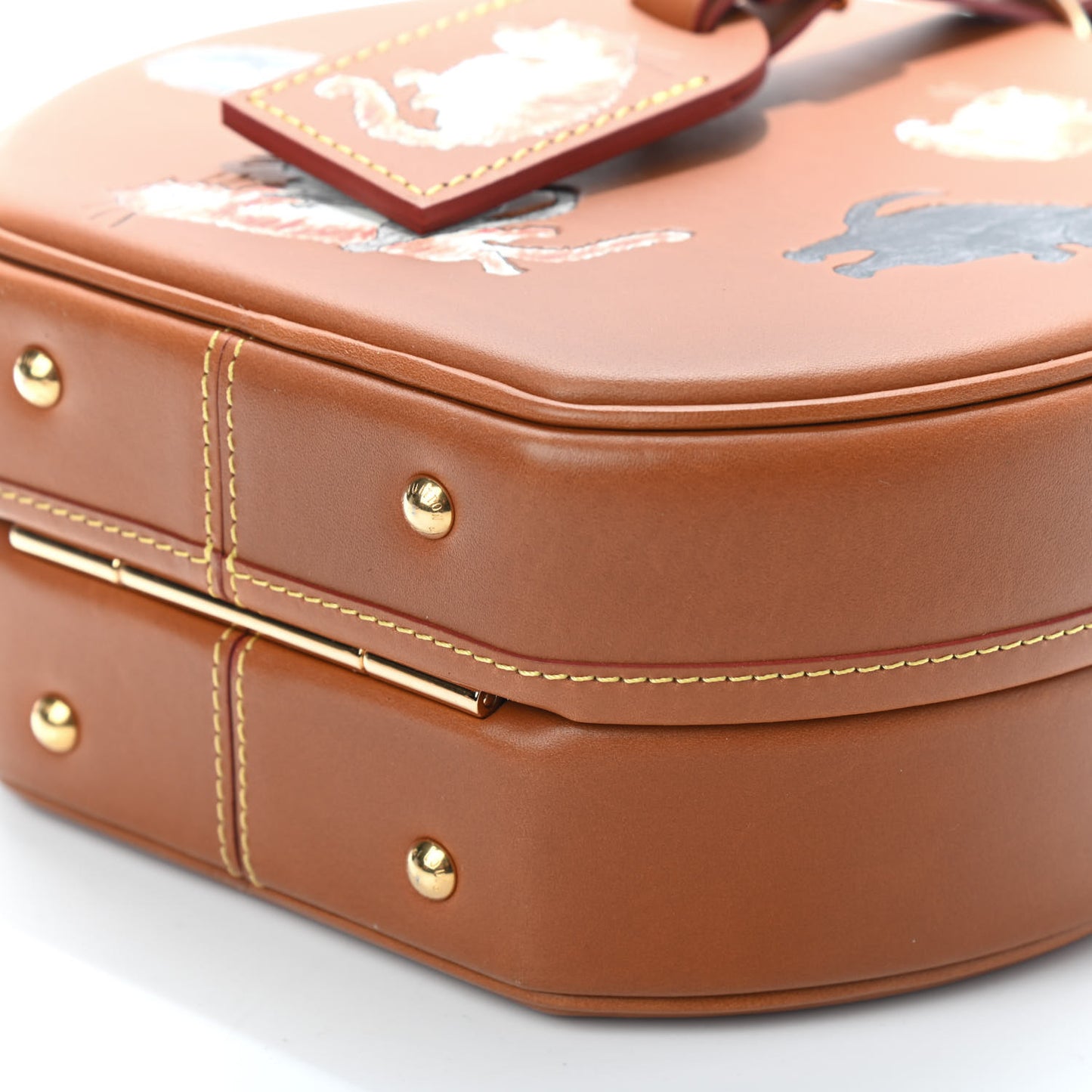 Calfskin Catogram Petite Boite Chapeau Tan