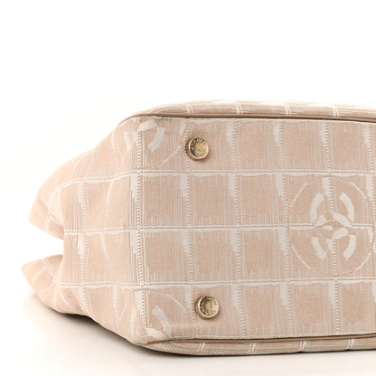 Chanel Nylon Medium Travel Tote Beige 9 of 10