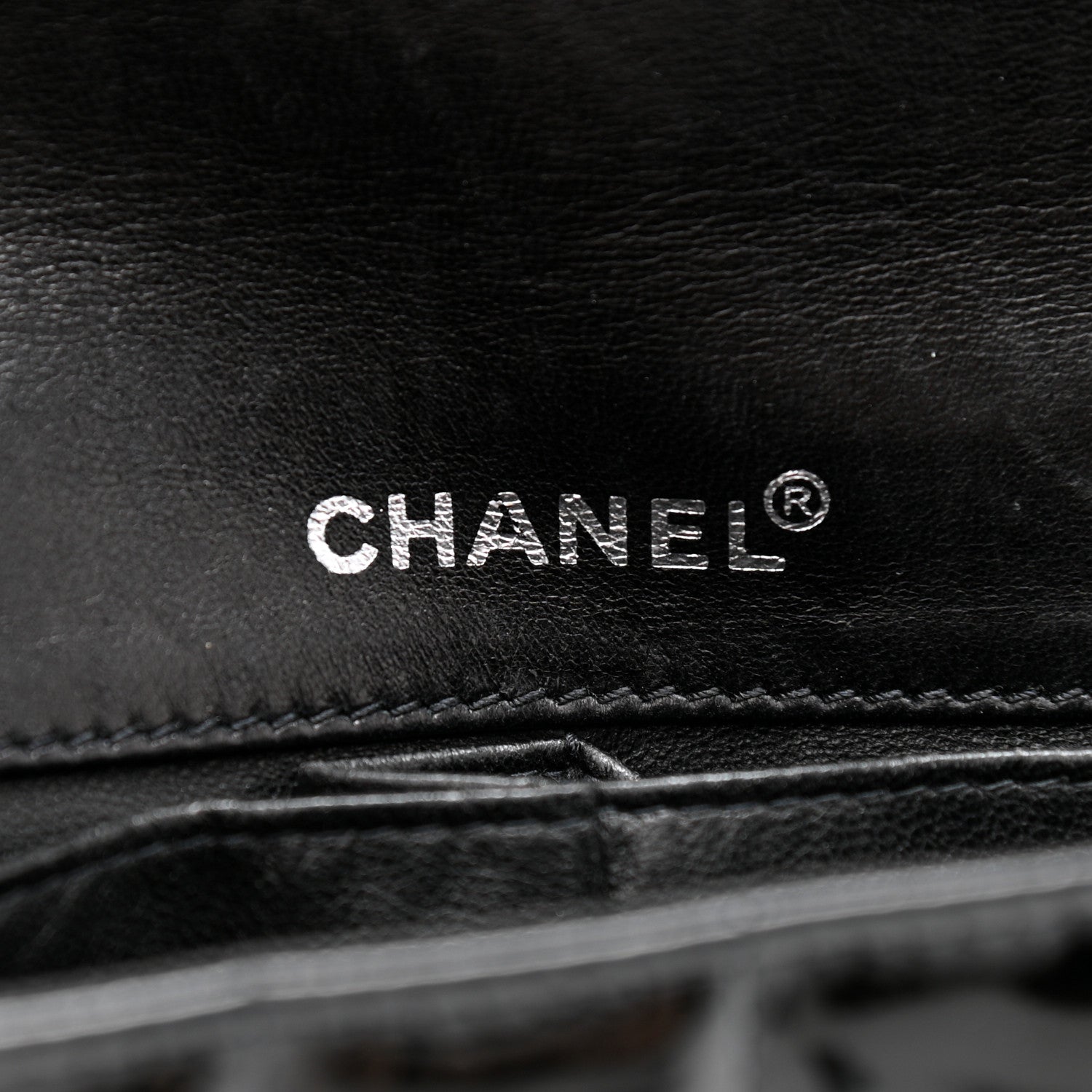 Chanel Patent Lambskin East West Chocolate Bar Flap Black White 6 of 12