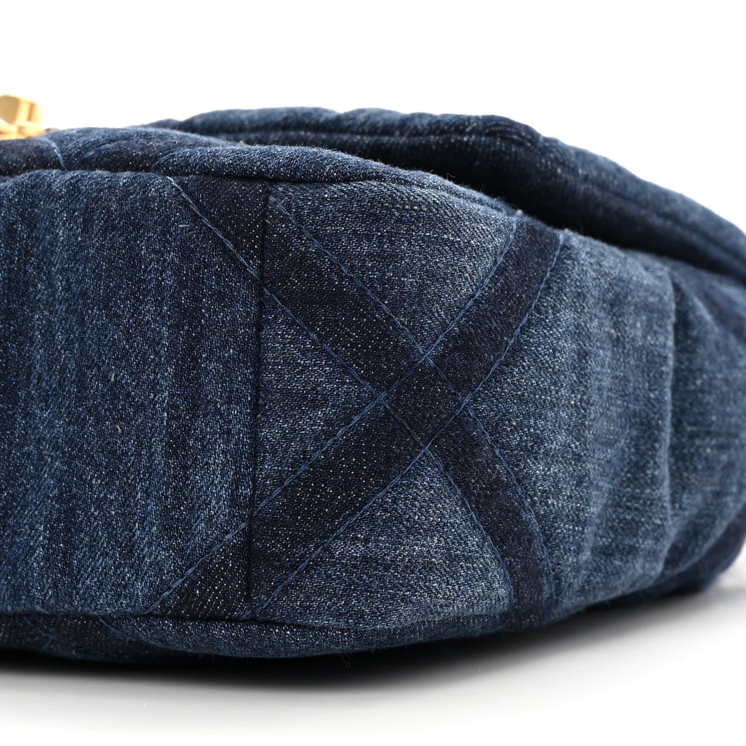 Chanel Denim Quilted Medium Chanel 19 Flap Blue 10 of 12