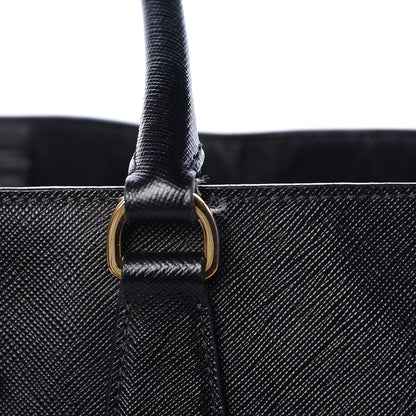 Prada Saffiano Lux Large Tote Black 18 of 21