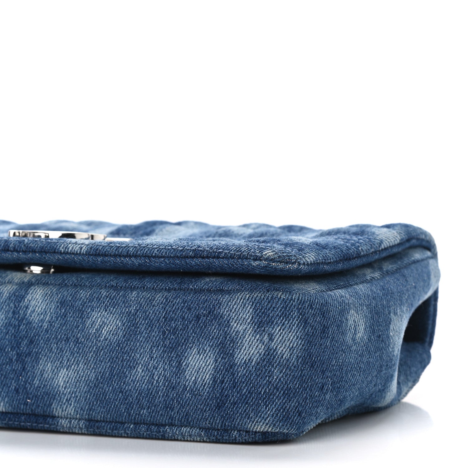 Burberry Denim Quilted Small Lola Bag Blue 9 of 9