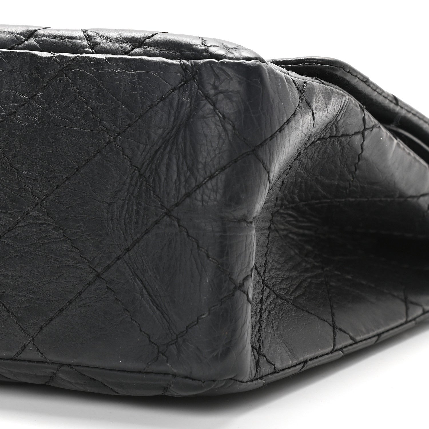 Chanel Aged Calfskin Quilted 2.55 Reissue 226 Flap Black 9 of 10