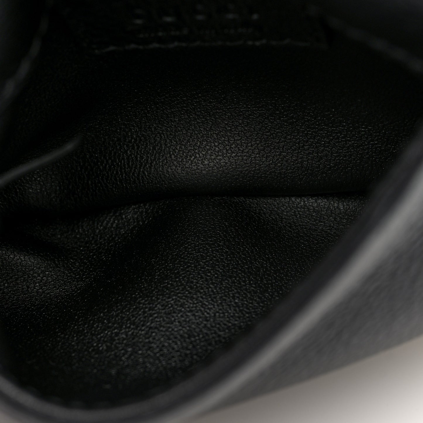 Roxy Calfskin Blondie Card Case Wallet with Strap Black