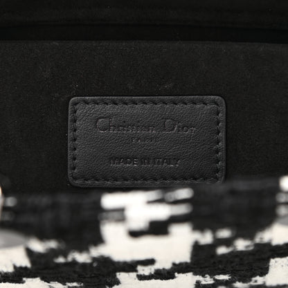 Christian Dior Canvas Macro Houndstooth Lady D-Joy Black White 5 of 11