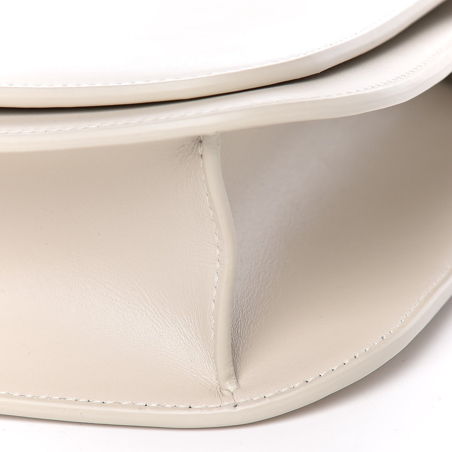 Smooth Calfskin Monogram Medium Spontini Satchel White