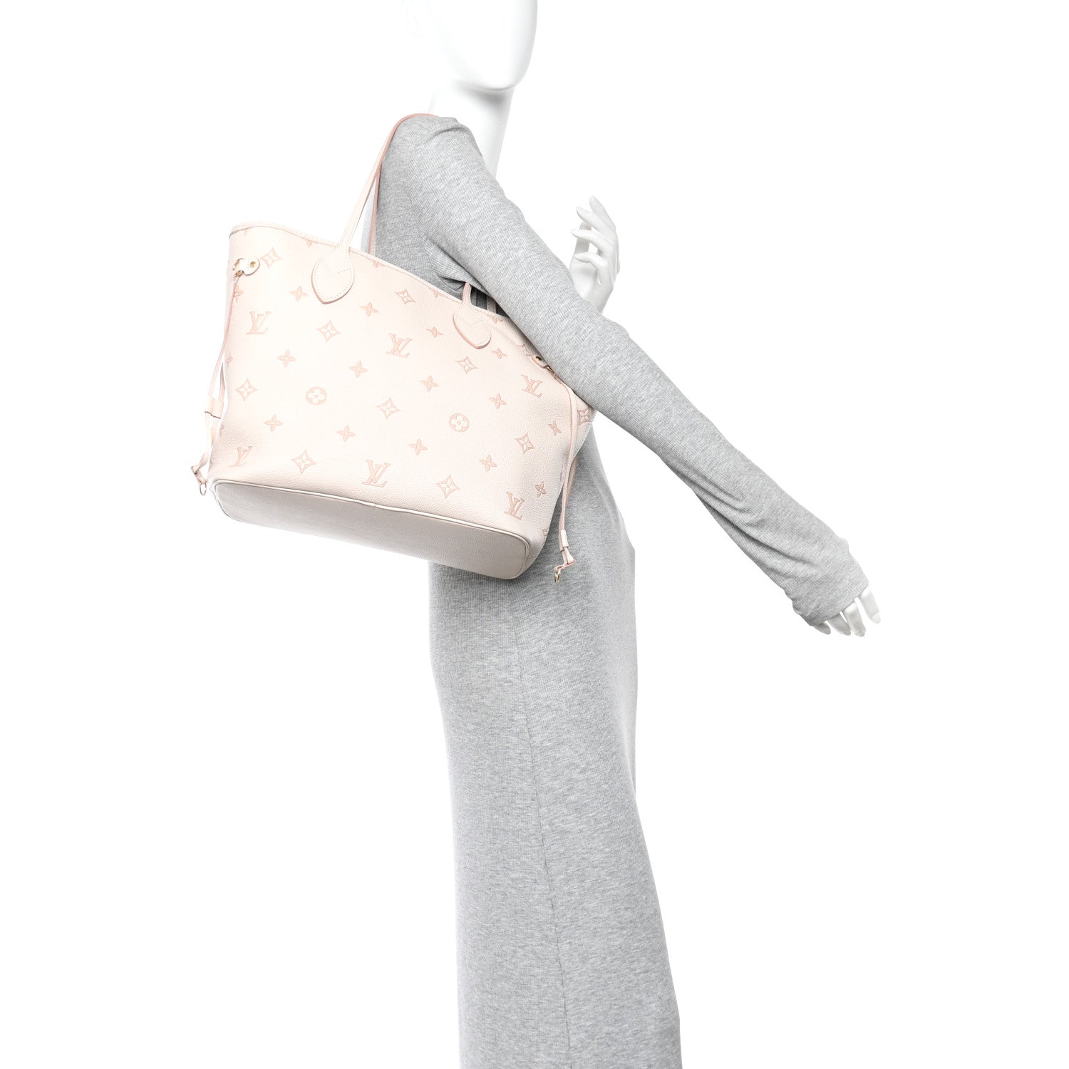 Louis Vuitton Monogram Debossed Neverfull MM Eden 2 of 10