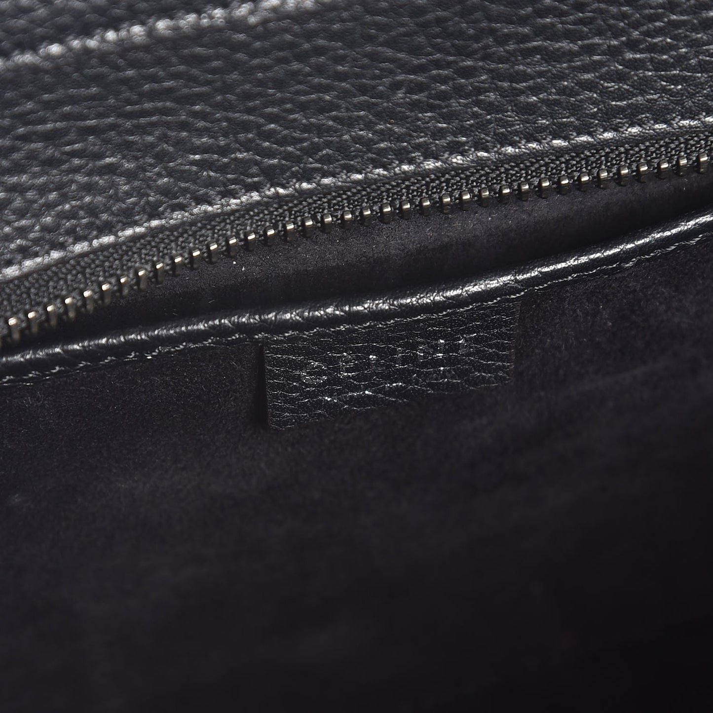 Drummed Calfskin Nano Luggage Black