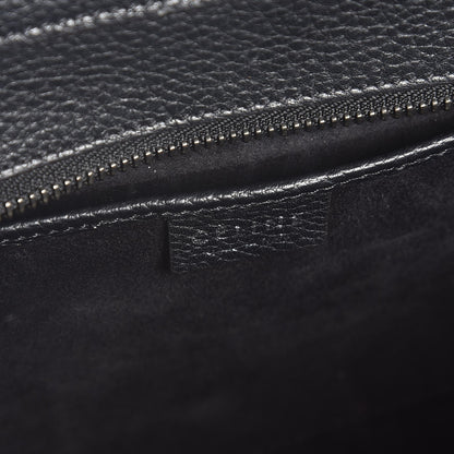 Celine Drummed Calfskin Nano Luggage Black 7 of 8