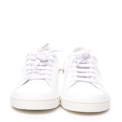 Valentino Garavani Calfskin Womens Backnet Sneakers 37.5 White 2 of 10