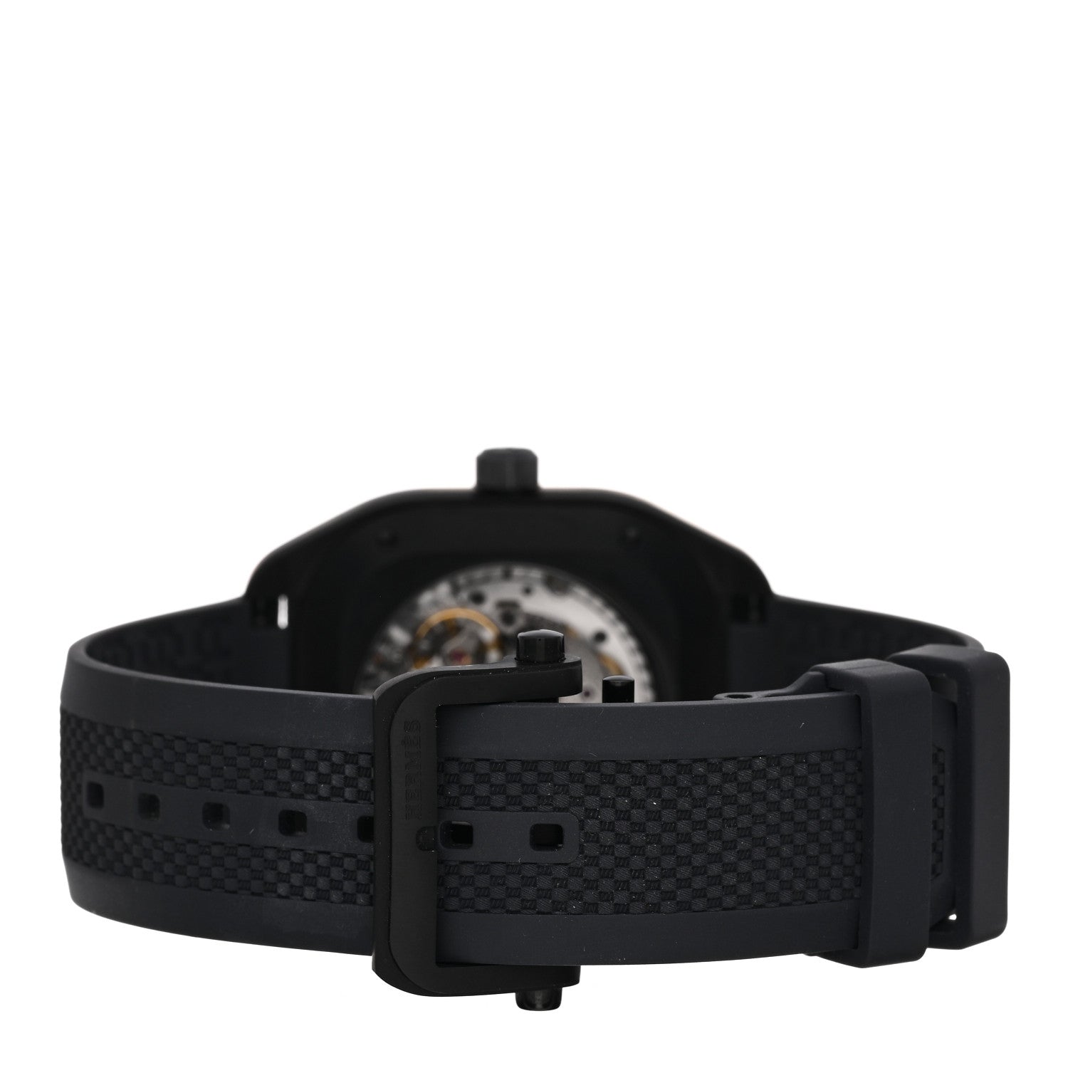 Hermes Graphene Nickel Rubber 39mm H08 Automatic Watch Noir 3 of 5