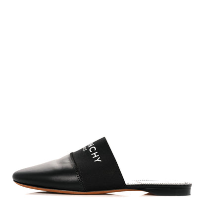Givenchy Lambskin Bedford Logo Mule Slides 35 Black 1 of 9