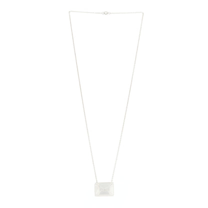 Tiffany Sterling Silver Sweet Nothings Envelope Necklace 2 of 8