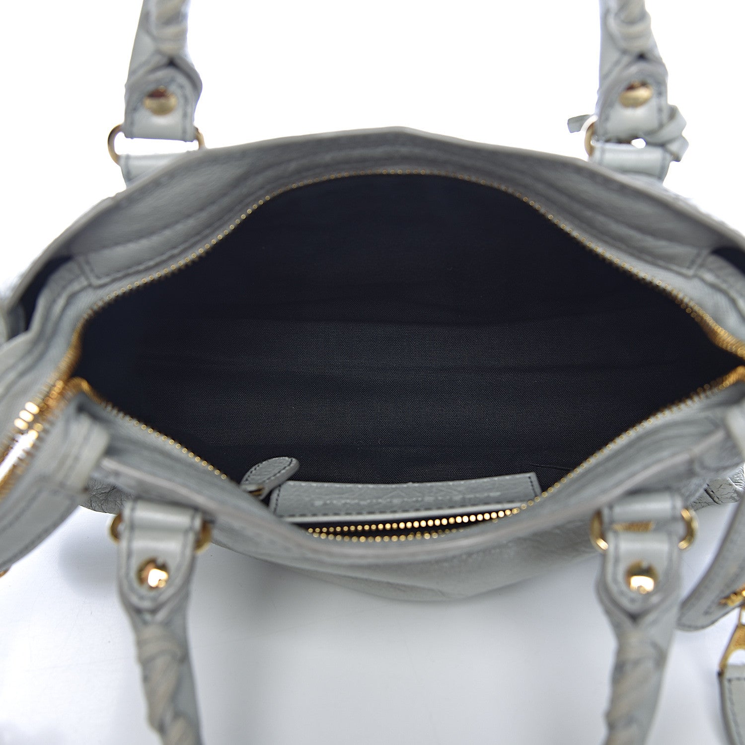 Balenciaga Agneau Giant 12 Gold Hardware Mini City Gris Melange 5 of 10