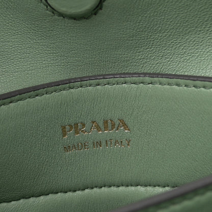 Prada Saffiano Cuir Medium Double Bag Granito Acquamarina 7 of 15