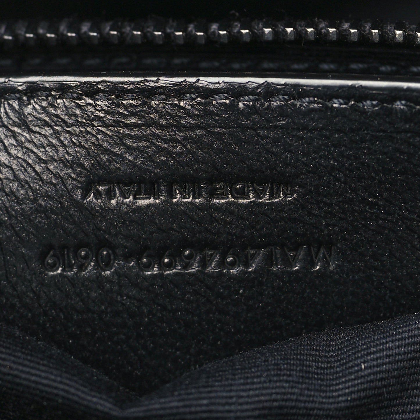 Calfskin Y Quilted Monogram Monochrome Small Loulou Chain Satchel Black