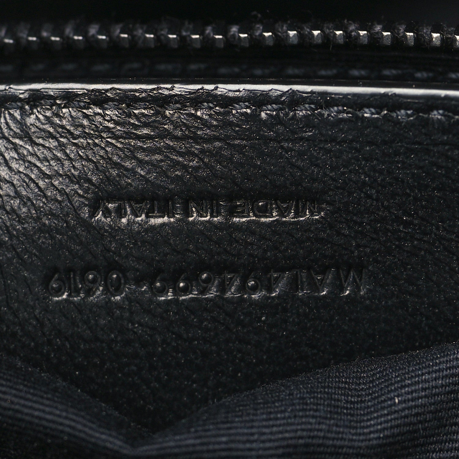 Saint Laurent Calfskin Y Quilted Monogram Monochrome Small Loulou Chain Satchel Black 7 of 9